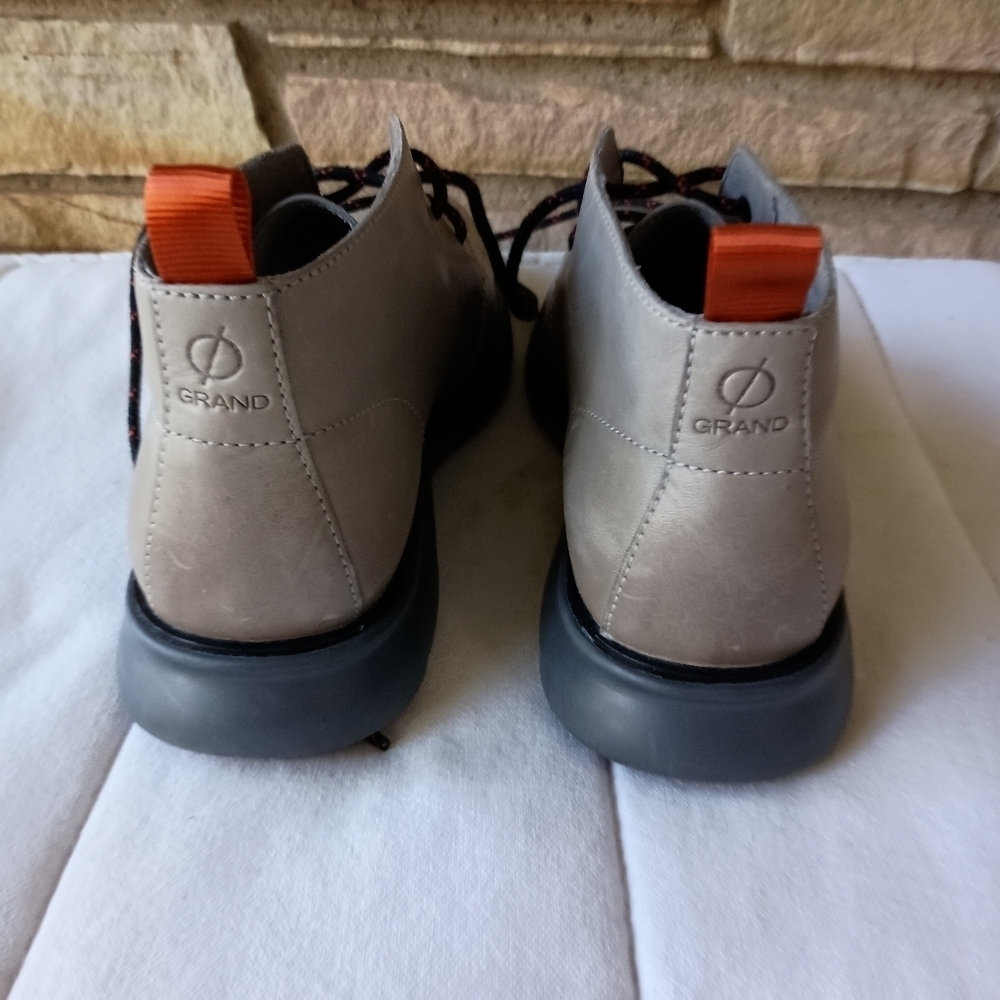 Cole Haan Gray Chukka Boots with Black Soles_7 - Picture 6 of 8